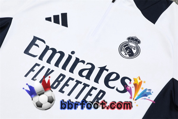 Survetement Foot Real Madrid Blanc 2024/2025