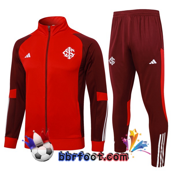 Survetement Foot - Veste SC Internacional Rouge 2024/2025