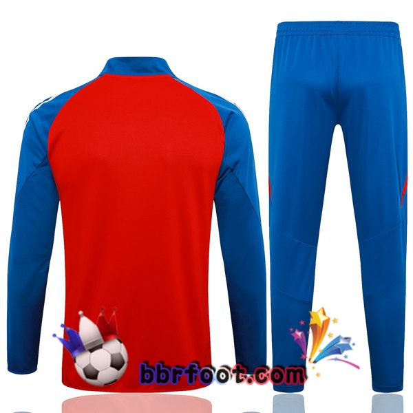 Survetement Foot - Veste Espagne Rouge 2024/2025
