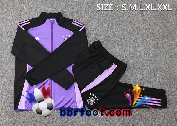 Survetement Foot - Veste Allemagne Pourpre 2024/2025