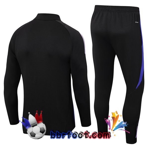 Survetement Foot - Veste Allemagne Noir 2024/2025
