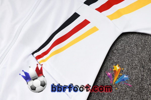 Survetement Foot - Veste Allemagne Blanc 2024/2025