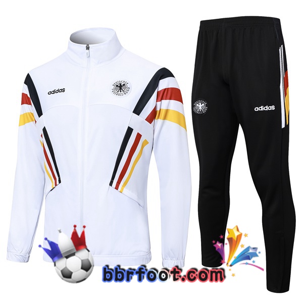 Survetement Foot - Veste Allemagne Blanc 2024/2025