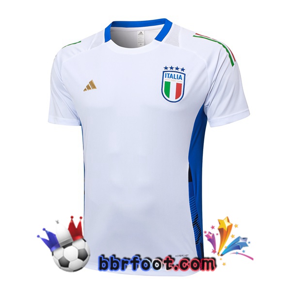 Training T-Shirts Italie Blanc 2024/2025