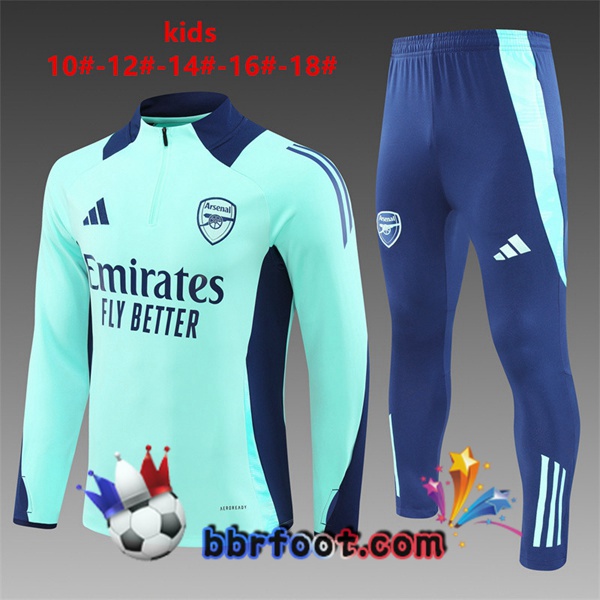 Survetement Foot Arsenal Enfant Vert 2024/2025