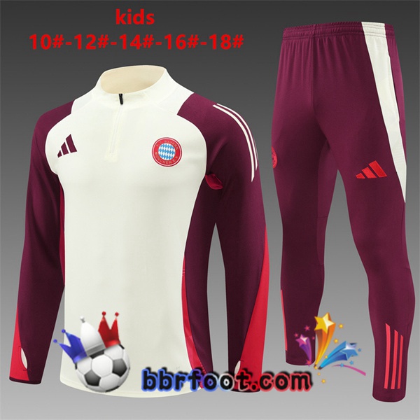 Survetement Foot Bayern Munich Enfant Orange 2024/2025