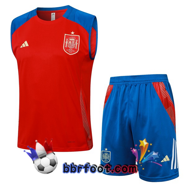 Gilet Foot Espagne + Shorts Rouge 2024/2025