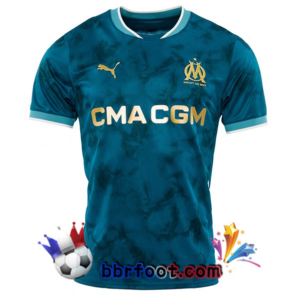 Maillot Foot Marseille OM Exterieur Bleu 2024/2025