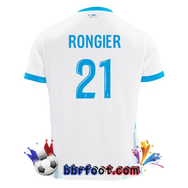 Maillot Foot Marseille OM (RONGIER 21) Domicile Blanc 2024/2025