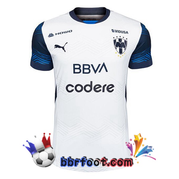 Maillot Foot CF Monterrey Exterieur Blanc 2024/2025