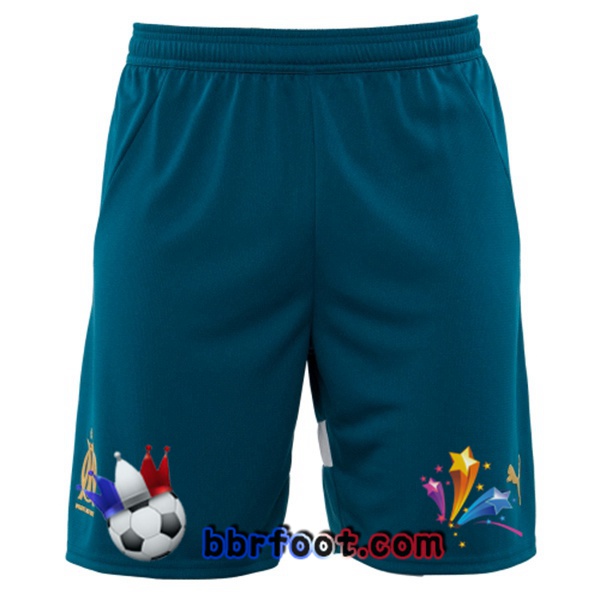 Short Foot Marseille OM Exterieur Bleu 2024/2025