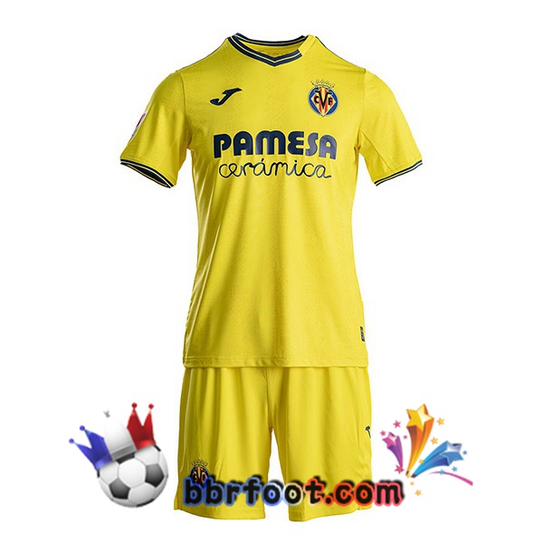 Maillot Foot Villarreal Enfant Domicile Jaune 2024/2025
