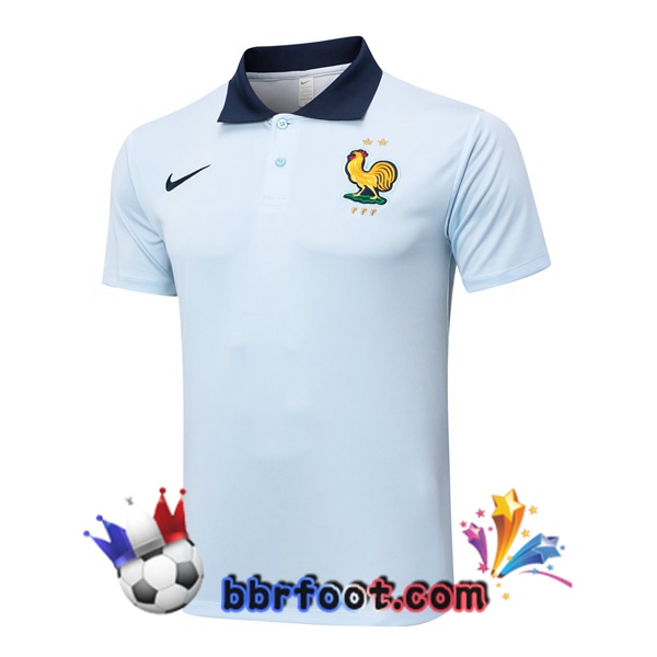 Polo Foot France Bleu 2024/2025