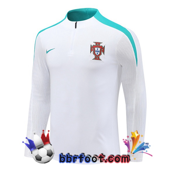 Sweatshirts Homme Portugal Blanc 2024/2025