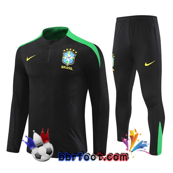 Survetement Foot Bresil Noir 2024/2025