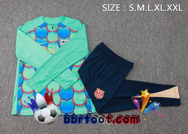 Survetement Foot FC Barcelone Vert 2024/2025