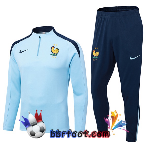 Survetement Foot France Bleu 2024/2025