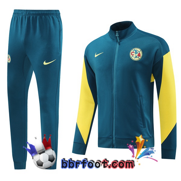 Survetement Foot - Veste Club America Bleu 2024/2025