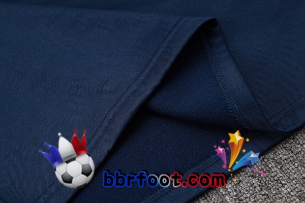 Survetement Foot - Sweat A Capuche France Bleu Royal 2024/2025