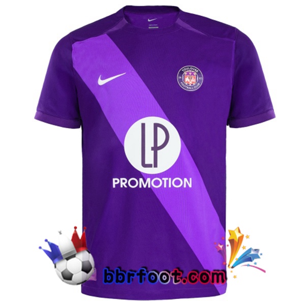 Maillot Foot Toulouse Domicile Pourpre 2024/2025