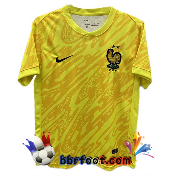 Maillots Equipe De France Gardien de but Jaune 2024/2025