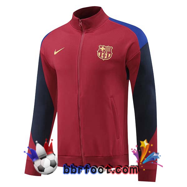 Veste Foot FC Barcelone Rouge 2024/2025
