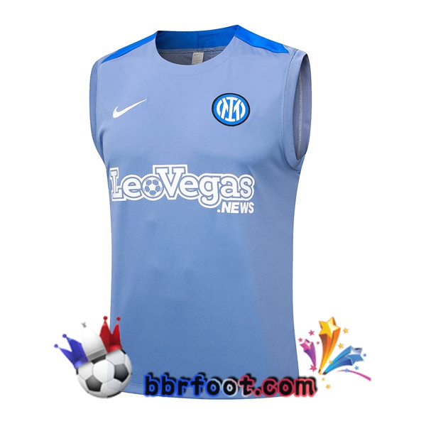 Gilet Foot Inter Milan Bleu 2024/2025