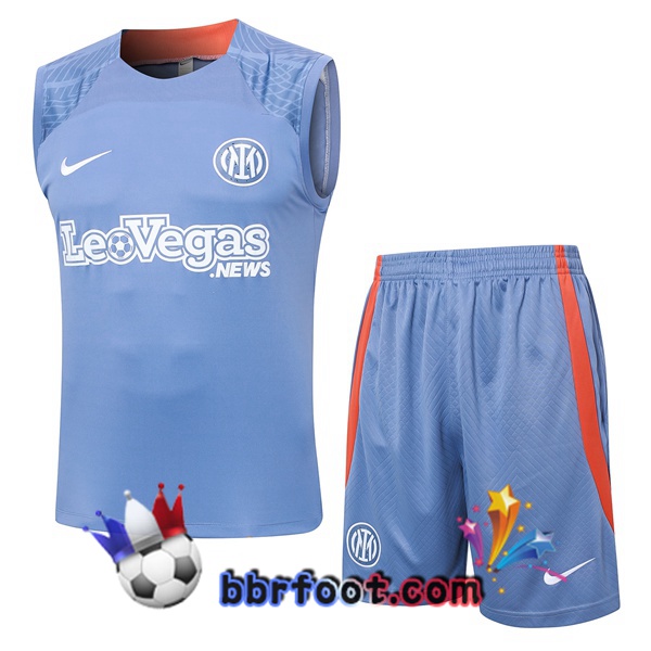 Gilet Foot Inter Milan + Shorts Gris 2024/2025