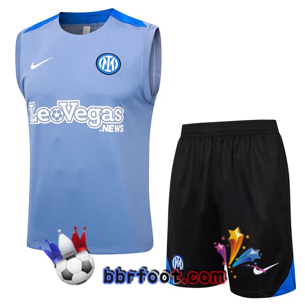 Gilet Foot Inter Milan + Shorts Bleu 2024/2025