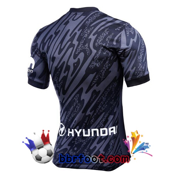 Maillot Foot Atletico Madrid Gardien de but Noir 2024/2025