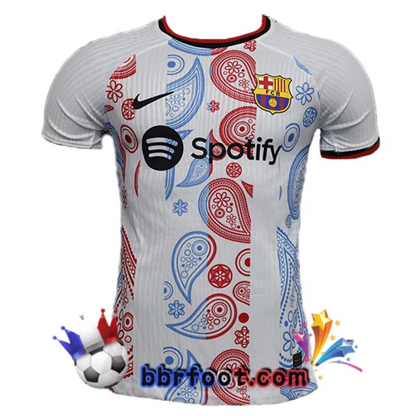Maillot Foot FC Barcelone Édition Spéciale Blanc 2024/2025 Maillot Foot FC Barcelone Édition Spéciale Blanc 2024/2025