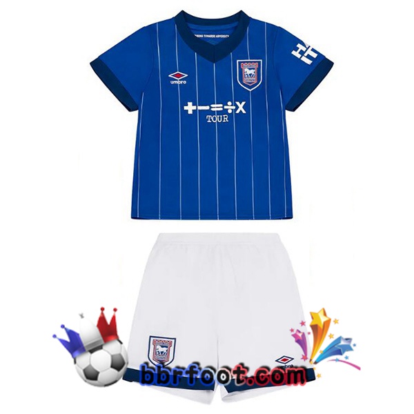 Maillot Foot Ipswich Town Enfant Domicile Bleu 2024/2025