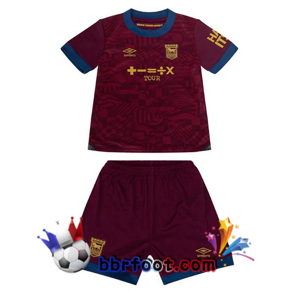 Maillot Foot Ipswich Town Enfant Exterieur Marron 2024/2025