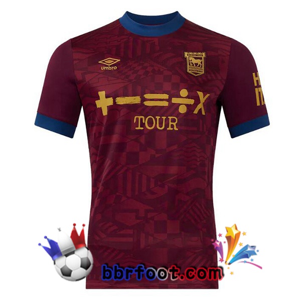 Maillot Foot Ipswich Town Exterieur Marron 2024/2025