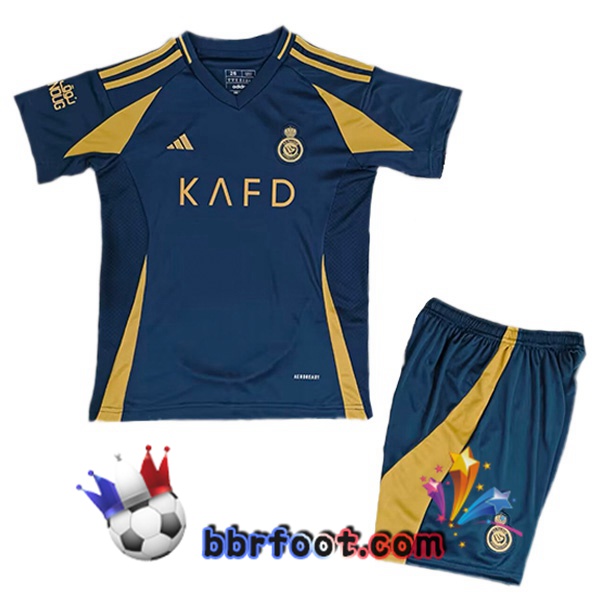 Maillot Foot Al-Nassr FC Enfant Exterieur Bleu 2024/2025
