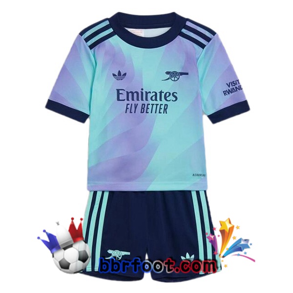 Maillot Foot Arsenal Enfant Third Bleu 2024/2025