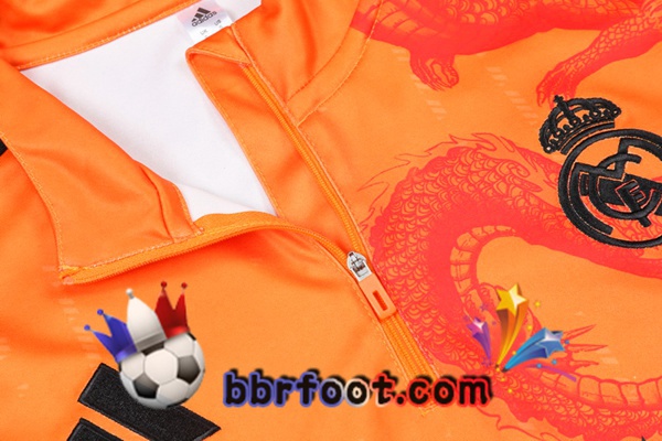 Survetement Foot Real Madrid Orange 2024/2025