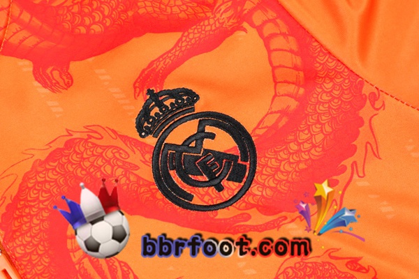 Survetement Foot Real Madrid Orange 2024/2025
