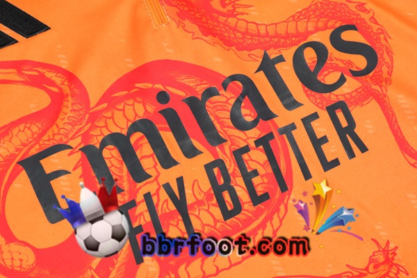 Survetement Foot Real Madrid Orange 2024/2025