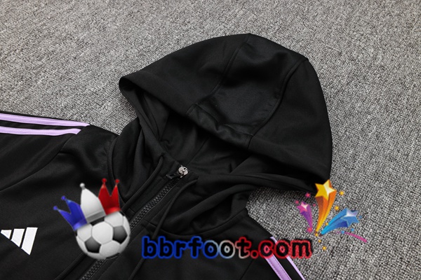 Survetement Foot - Sweat A Capuche Allemagne Noir 2024/2025
