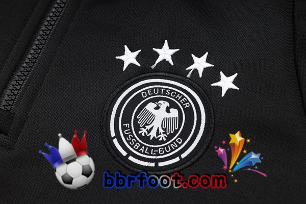 Survetement Foot - Sweat A Capuche Allemagne Noir 2024/2025