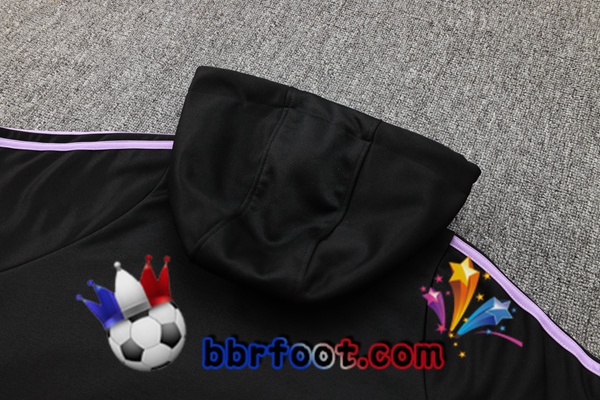 Survetement Foot - Sweat A Capuche Allemagne Noir 2024/2025