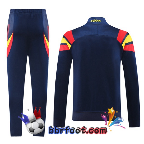Survetement Foot - Veste Espagne Bleu Royal 2024/2025