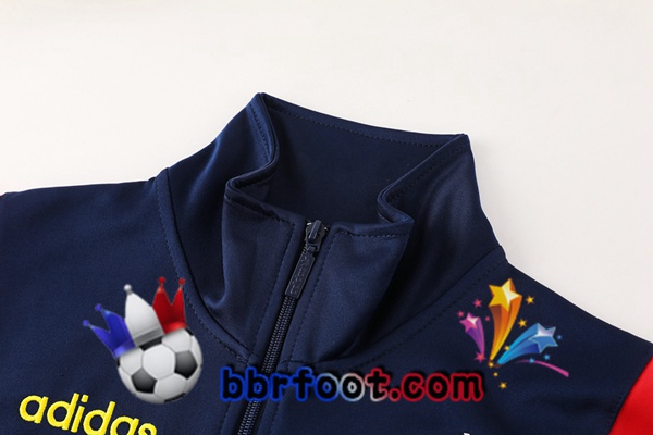 Survetement Foot - Veste Espagne Bleu Royal 2024/2025