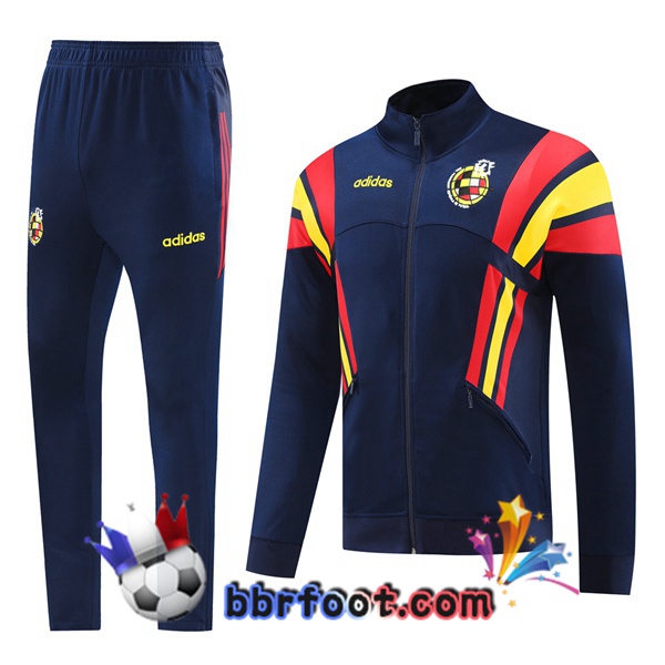 Survetement Foot - Veste Espagne Bleu Royal 2024/2025