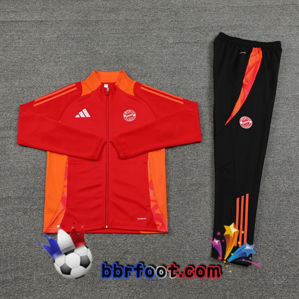 Survetement Foot - Veste Bayern Munich Rouge 2024/2025