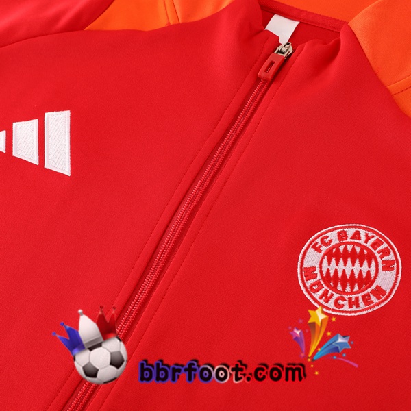 Survetement Foot - Veste Bayern Munich Rouge 2024/2025
