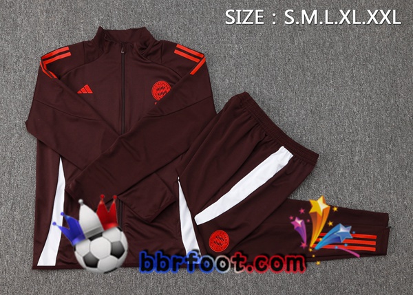 Survetement Foot - Veste Bayern Munich Marron 2024/2025