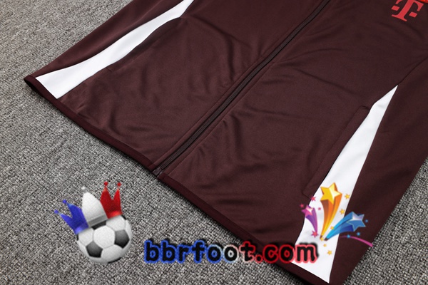 Survetement Foot - Veste Bayern Munich Marron 2024/2025