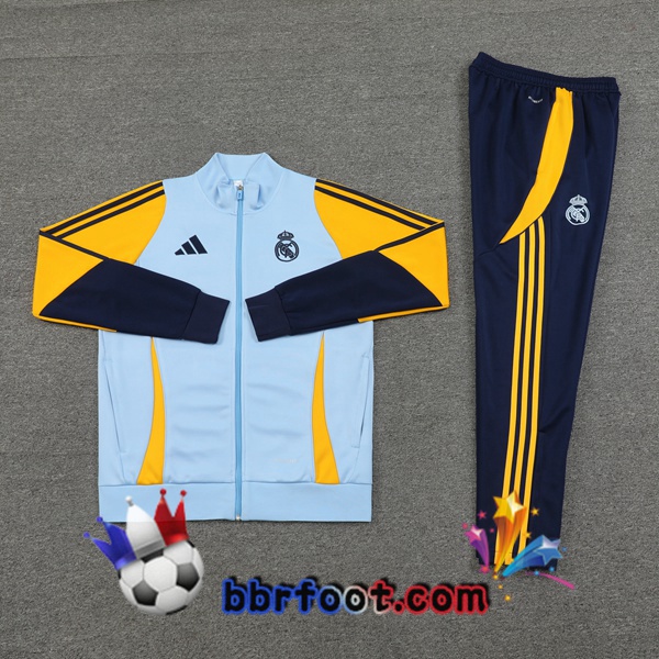 Survetement Foot - Veste Real Madrid Gris 2024/2025